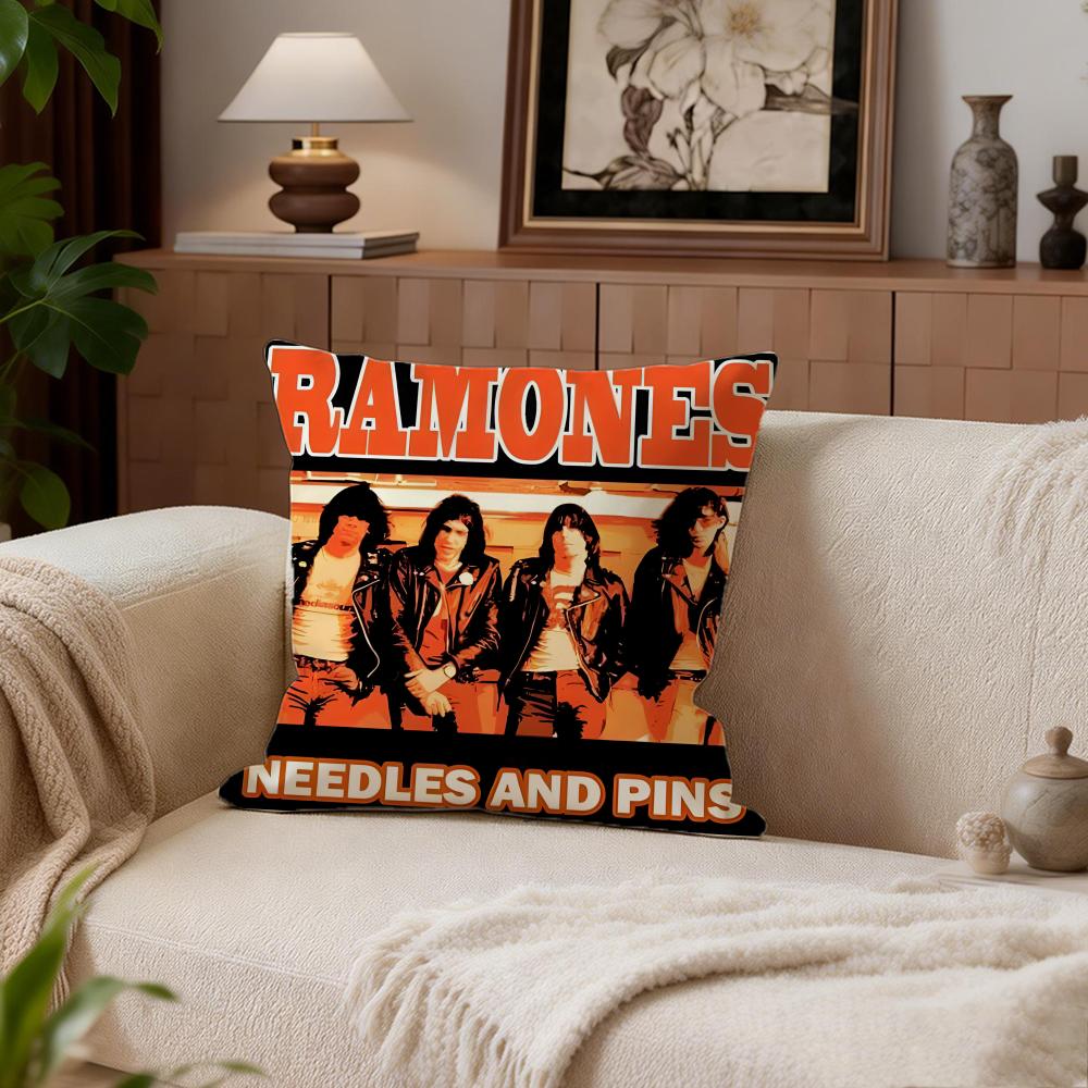 Ramones Cushion Cover Cushion Cover Set 4Pcs 50X50 45X45 40X40 Pillowcase Decorative Sofa Home Decor