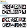 Black & White Ladybug Crib Bumper and Cloth Book for Infant Early Education