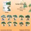 Self-Adhesive Floral Garden Stickers: Stone Stakes & Scene Props for Journals