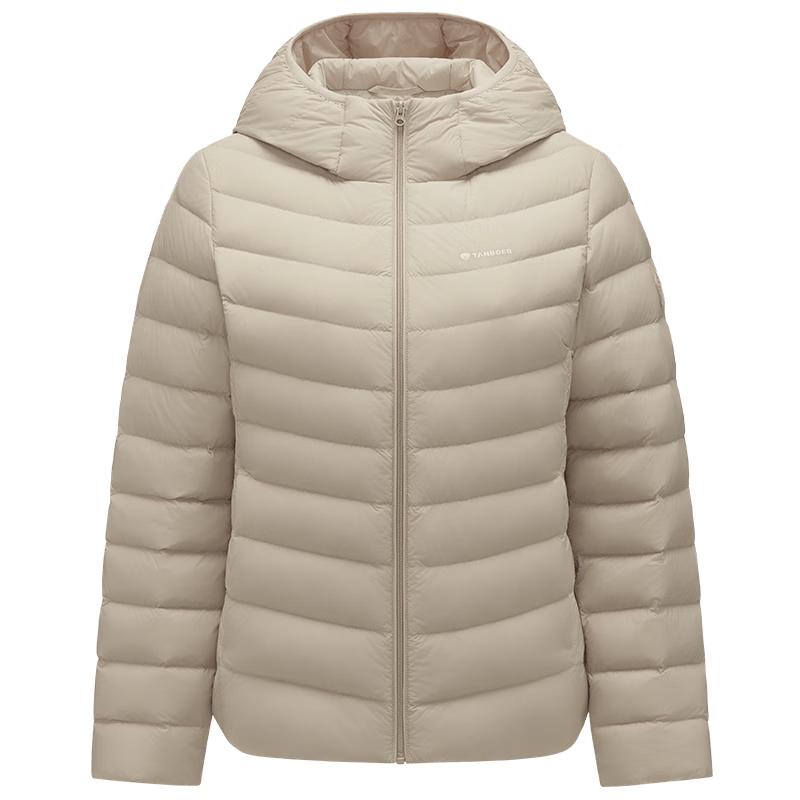 Tambor Women's Lightweight Short Hooded Down Jacket