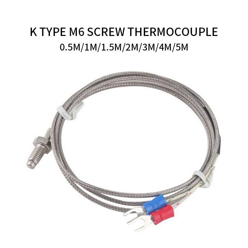 1M 15mm K Type Thermocouple Control Temperature Controller 0-600℃ Sensor Probe