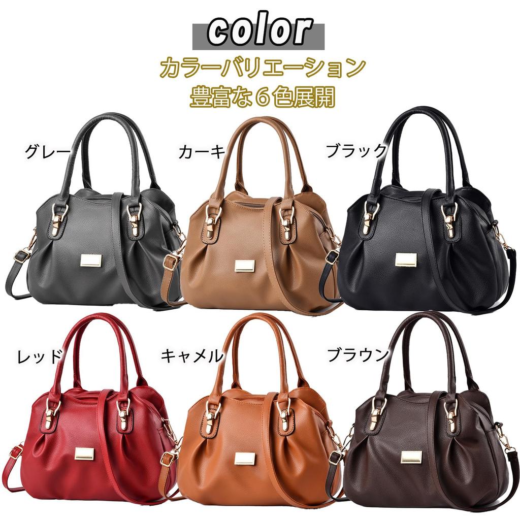 Takusan Shopping Handbag, Shoulder Bag, Perfect for Special Occasions, Office, or Any Occasion, 3-Way Zippered, Multifunctional, Multi-Storage,