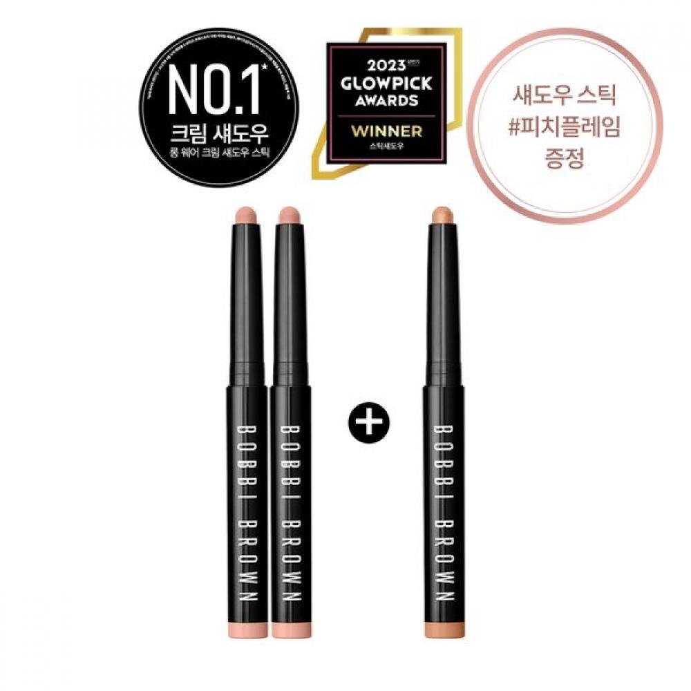 Bobbi Brown Long Wear Cream Shadow Stick Duo + Shadow Stick Peach Flame antique rose+moonstone