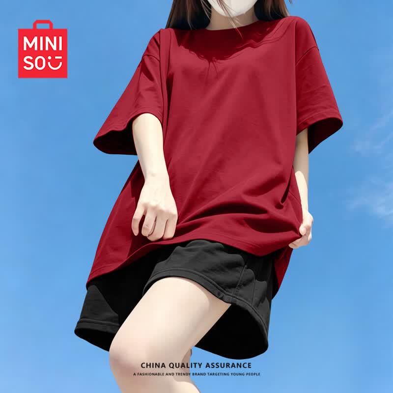 MINISO Women's Summer Short Sleeve & Shorts Sport Set