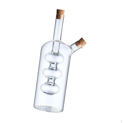 Oil and Vinegar Dispenser, 70ml 300ml Clear Glass Soy Sauce Bottle for Kitchen Container