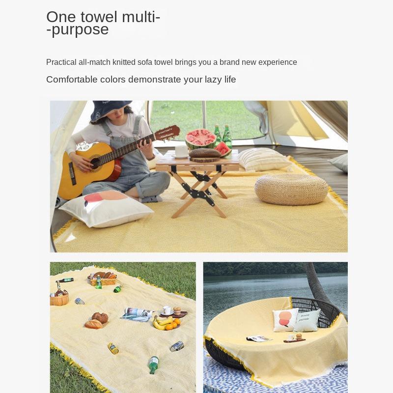 Тканый хлопковый чехол для дивана — фото 5