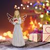 Heart Angel Resin Ornament for Living Room TV Cabinet - Ideal Housewarming Gift