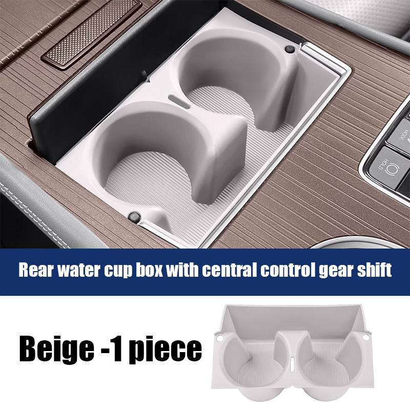 Car center console gear shift rear water cup box interior supplies for Toyota Sienna XL40    2024 2025