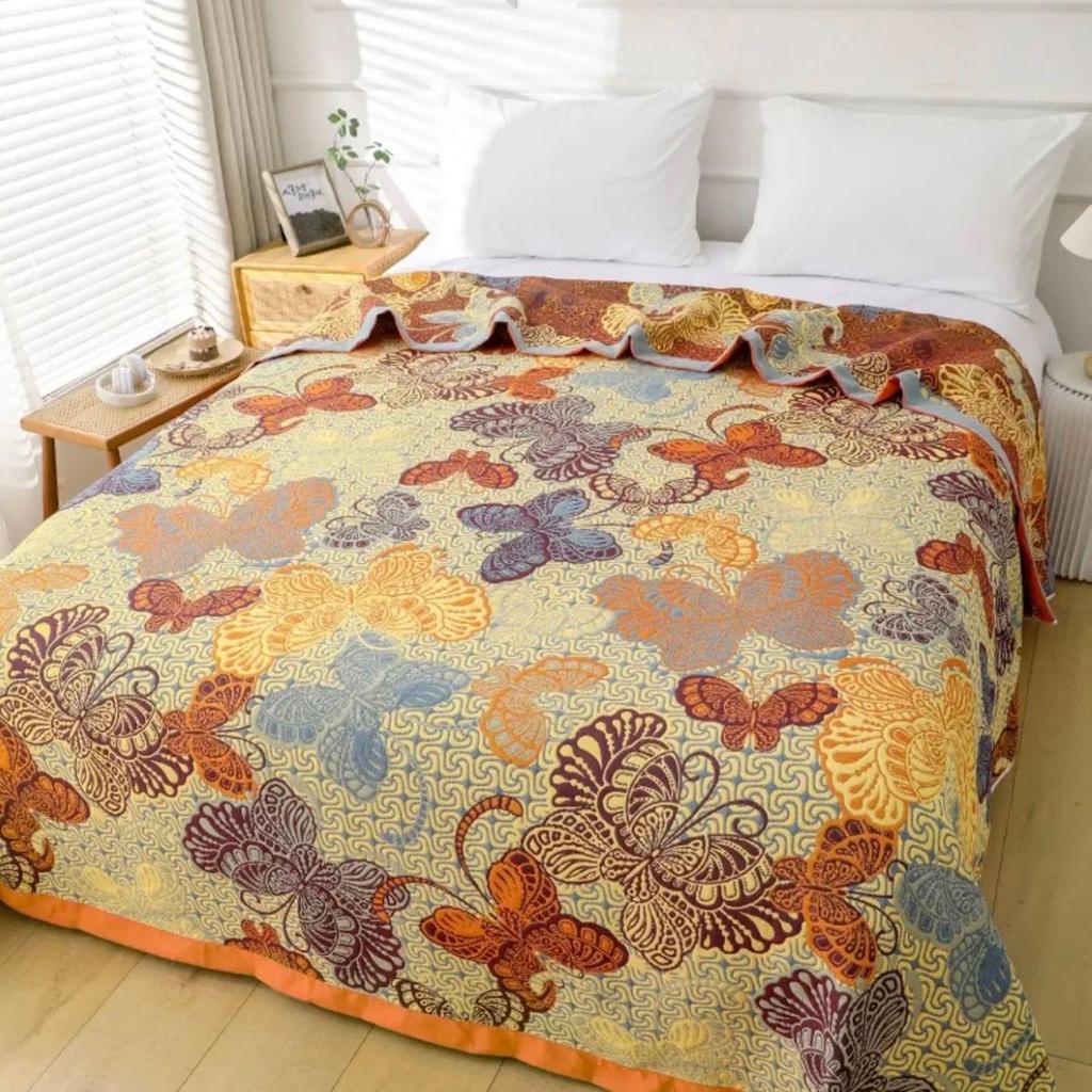 Six-Layer Gauze Adult Blanket, Air Conditioning Blanket, Summer Quilt, Towel Blanket, Gauze Cover Blanket
