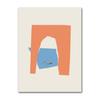 Retro Simple Interesting Abstract Illustration Patterns Interact with People Poster Canvas Painting Wall Art Pictures Home Decor