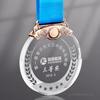 Customized Metal Transparent Crystal Medal, Hanging On the Neck, Color Printed or Engraved Honor, Gold Silver Copper Medal, 1Pc