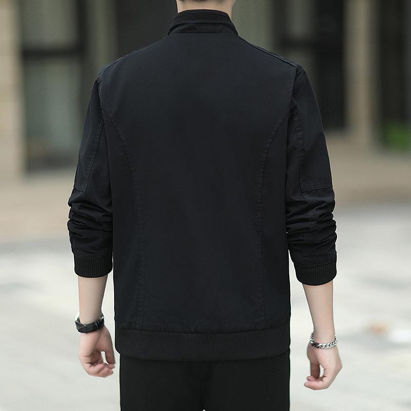 Jacket Men's Autumn New Korean Style Trendy Handsome Casual Slim Versatile Trendy Brand Fashion Baseball Uniform Jacket