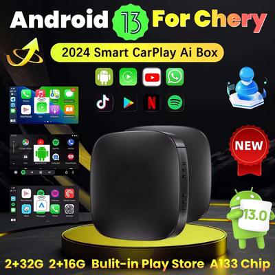 Android 13 Car AI Box Wireless Carplay Adapter Android Auto For Netflix Youtube For Chery Arrizo 5 Arrizo 7 Tiggo 3 Tiggo 3X 5X