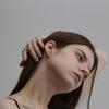 salted Curve earring