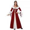 Halloween, Medieval Vintage Court Adult Queen King Couple Stage Performance Costume