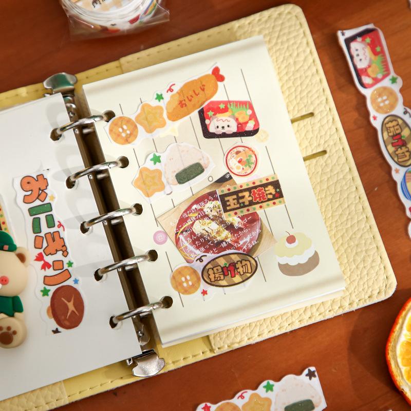 Vintage série Obchod se smíšeným zbožím Samolepky do deníku Sada washi pásek Scrapbookingové potřeby pro tvorbu kawaii scén Studentské potřeby Dárek