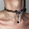 Punk Style Hip-Hop Choker Necklace for Men - High-End Clavicle Chain, Y2K Subculture Jewelry, Sweet & Cool Collar