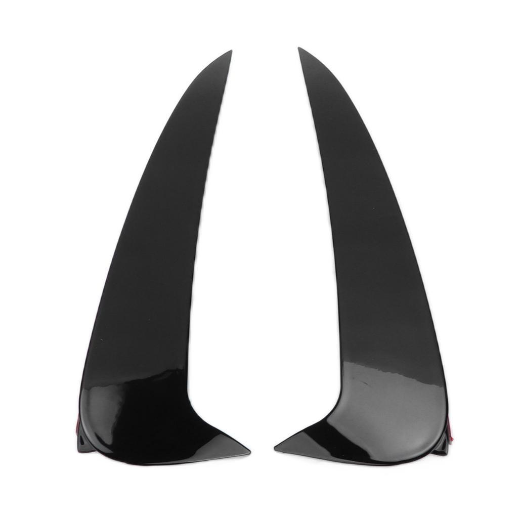 2PCS Car Rear Bumper Side Fins Black Replacement for Mercedes Benz C Coupe C205 2015+