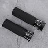 1" 25mm Universal Motorcycle Handlebar Cover Anti Slip Rubber Hand Grip Black