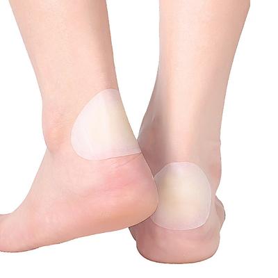 5 Pièces Pansement Hydrocolloïde Adhésif Gel Ampoule Talon Anti-Usure Autocollant Talon Patch Pédicure Pansement Outils de Soin des Pieds