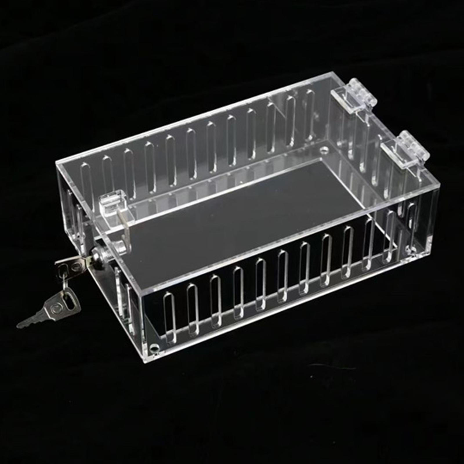 

A/C Thermostat Lock Box with Key Protector Heat and Air Condition Control Panel Cover