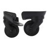 1 Pair Swivel Luggage Wheel Replacement Black Suitcase Accessories Trolley Case Wheel Luggage Repair Wheel Luggage Repair