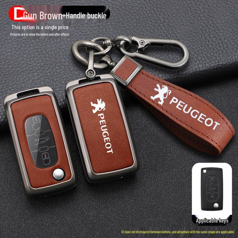 Peugeot Schlüsselhülle für die Modelle 308, 207, 301, 408, 3008 und 307