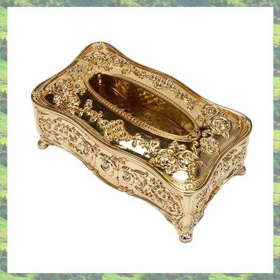 Gold Acrylic Tissue Box El Restaurant Napkin Holder Household Tissue Box