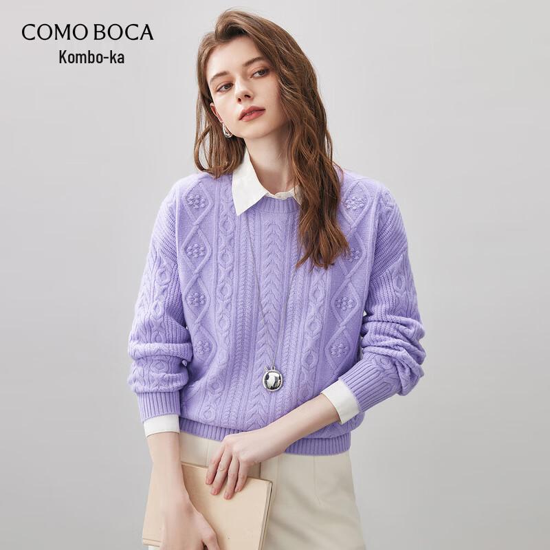 

Kemon Boca 2025 A/W Women s Thickened Loose-fit Round Neck Wool Sweater L