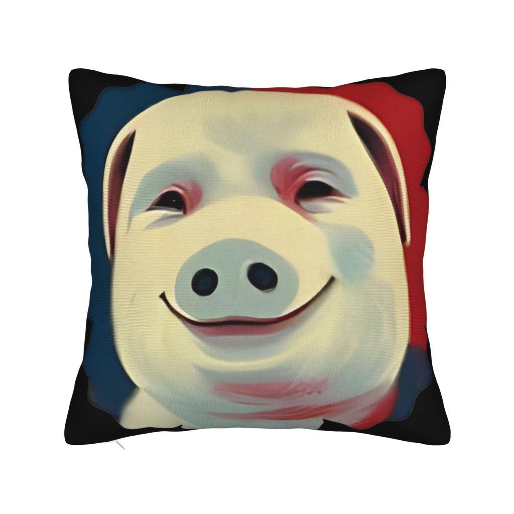 John Pork Traditional Polish Krakow Square Pillow Covers Room Funny Meme Cushion Case Cool Decor Throw Pillow Case 40*40
