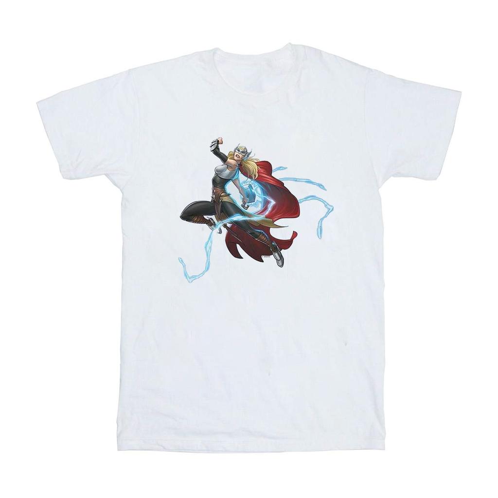 Marvel Mens The Mighty Thor Goddess Of Thunder T-Shirt