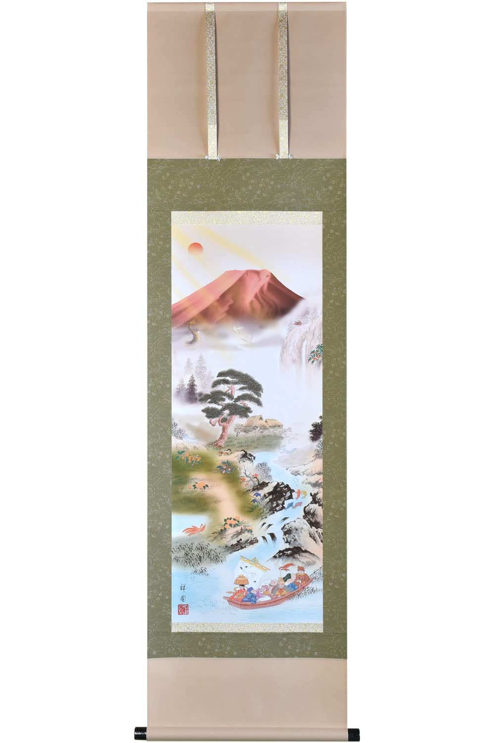 

Солнечный Город Галерея Подвесной Удача Удача Полный Ямамото Фэн-шуй Четыре Бога Свитка, Живописи, Картины, Шоэн, Координация,