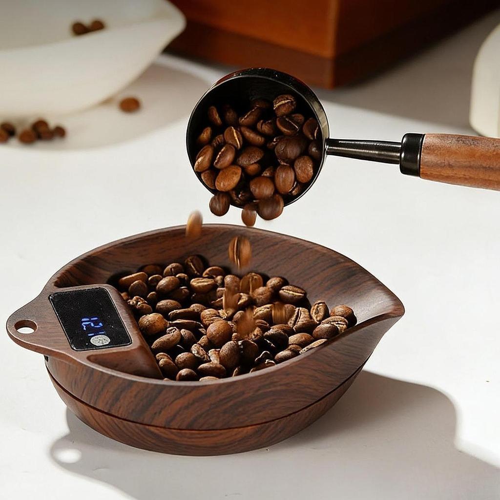 Coffee Scale Food Professional Portable Multifunctional Electronic Scales Bean Tray Weighing