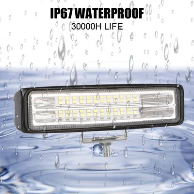 Spotlight Super Bright 12-24V Off Road Work Light LED Light Bar 72W 24 LED For Auto Motorcycle Truck LED Headlights Accessories