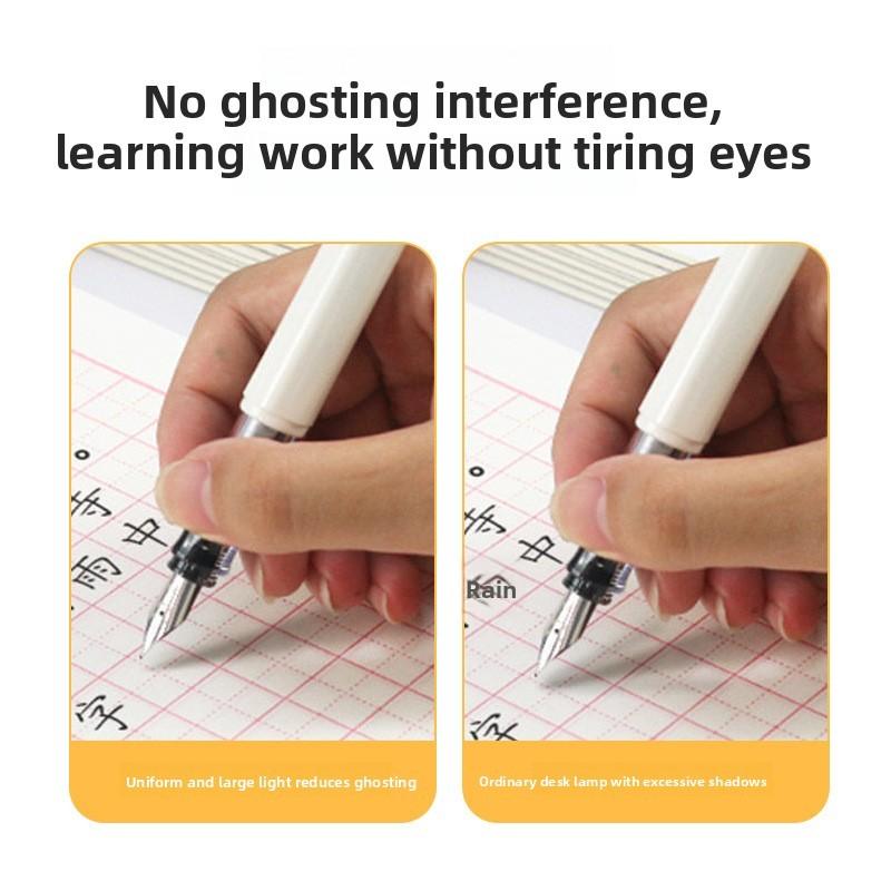 Led Clip On Desk Lamp Adjustable Brightness Room Reading Study Bedside Light