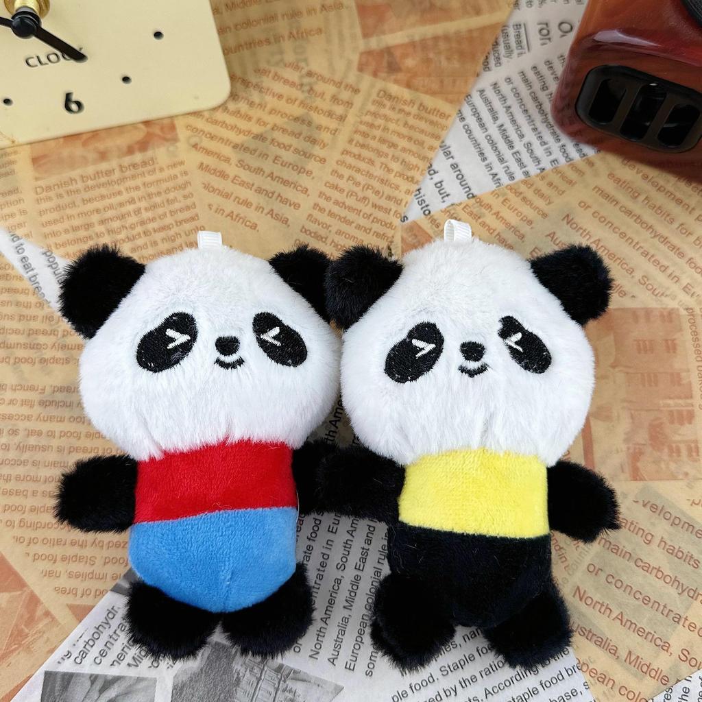 Mini Panda Plush Keychain Doll