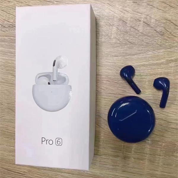 Pro6 Bezprzewodowy zestaw słuchawkowy Bluetooth i12 TWS Macaron: Redukcja szumów, miniaturowa konstrukcja