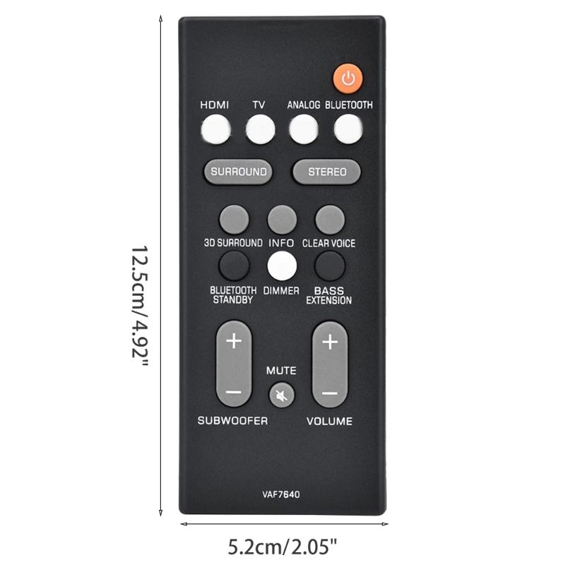 Speaker Sound BAR Remote VAF764 for ATS-1080 ATS1080 YAS-108 Bluetooth-compatible Remote Universal