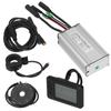 Electric Bicycle Modified Kit Waterproof 22A Controller and LCD7U Display Set for 500W Geared Motor