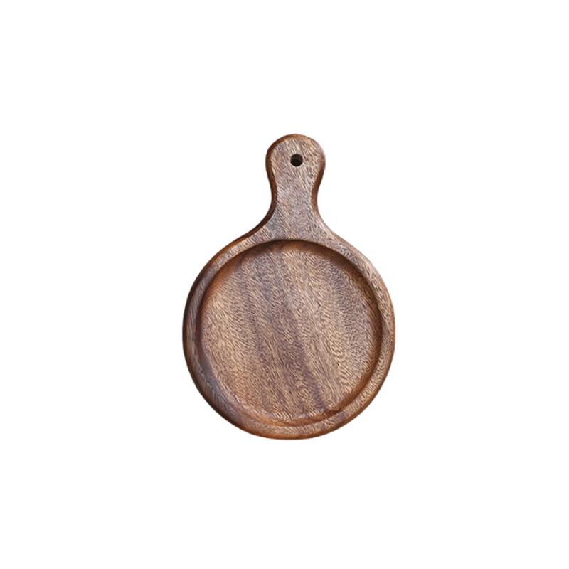 Yimao Walnut Wood Round Serving Tray