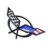 For Chevrolet Corvette 60 Years Camaro Aveo Cruze Malibu Captiva Trax Niva Captiva 3D ABS Car Fender Rear Trunk Emblem Sticker