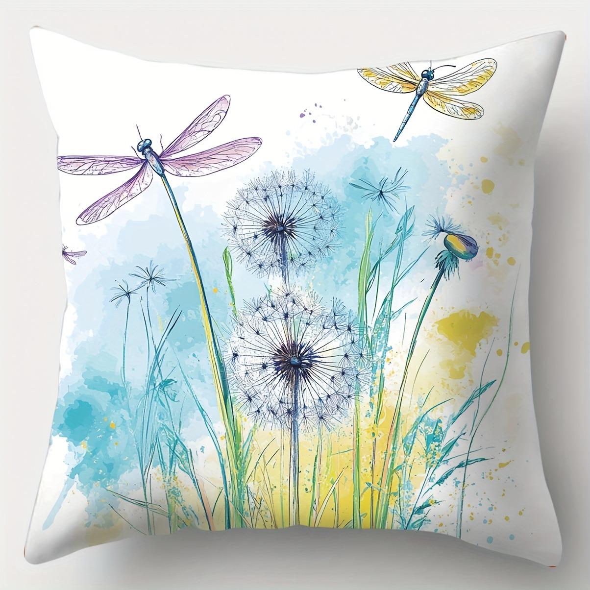 

Мечтательные завитки на наволочках Чехол для подушки для украшения спальни и дивана из полиэстера с молнией 16x16Inch