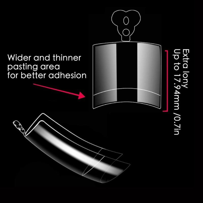 120/240Pcs Fake Toe Nail Tips Transparent Half Cover Toenail For Pedicure Square Press On Toenails For Women Nail Salons Diy