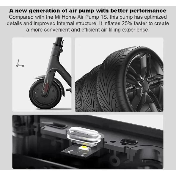 MIJIA Air Pump 2/2D/2Pro Portable Electric Air Compressor Inflatable Treasure 150psi High Pressure Motorcycle Car Soccer