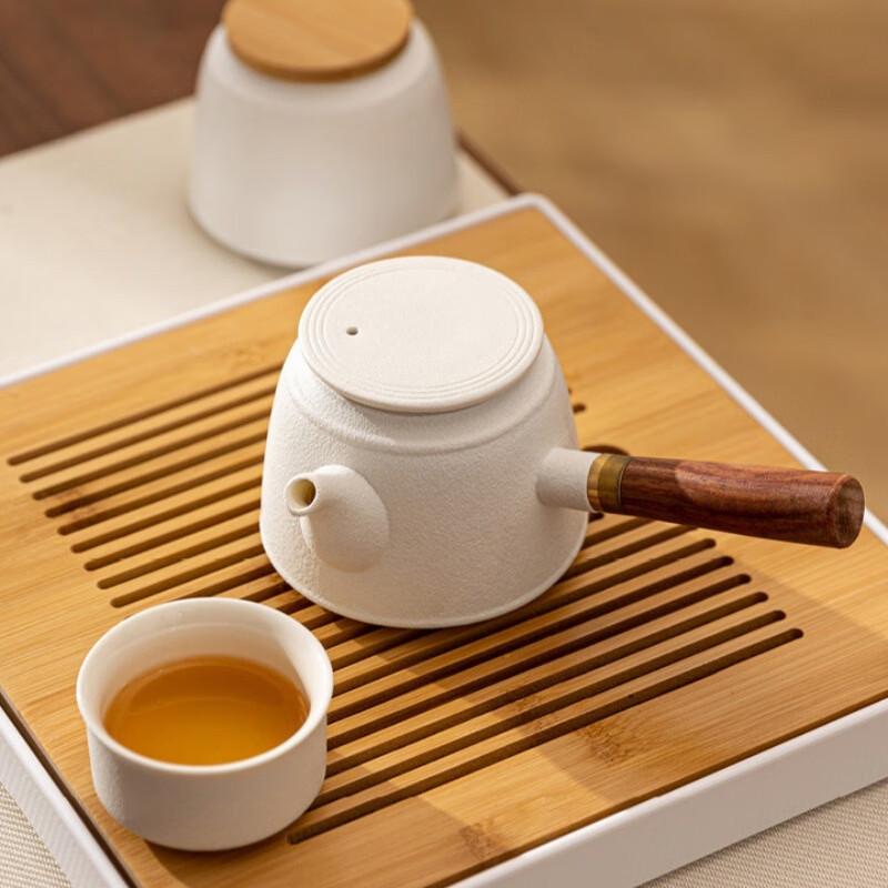Fangyan Ceramic Side Handle Teapot Set