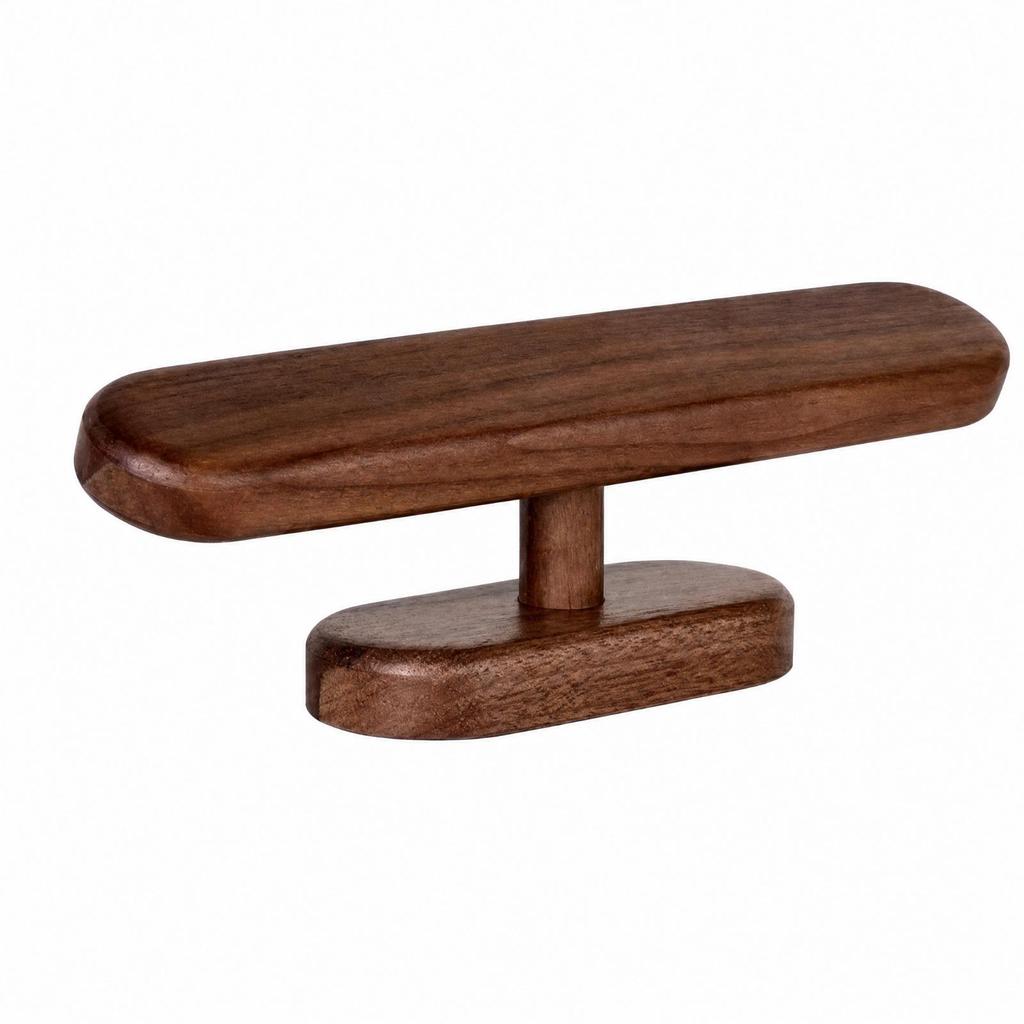 Single-Tier Wood Watch Stand Compact for Dresser