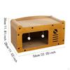 Cat House for Indoor Cats Lounge Easy to Assemble Claw Grinding Wall and Couch Protection