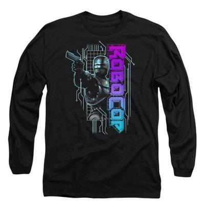 Robocop Unisex Adult Robot Neon Long-Sleeved T-Shirt