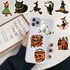 52PCS Pumpkin Witch Sticker Nostalgia Aesthetic Creative Scrapbook Coffee Laptop Phone Guitar Gifts Harajuku Living Room Sticker