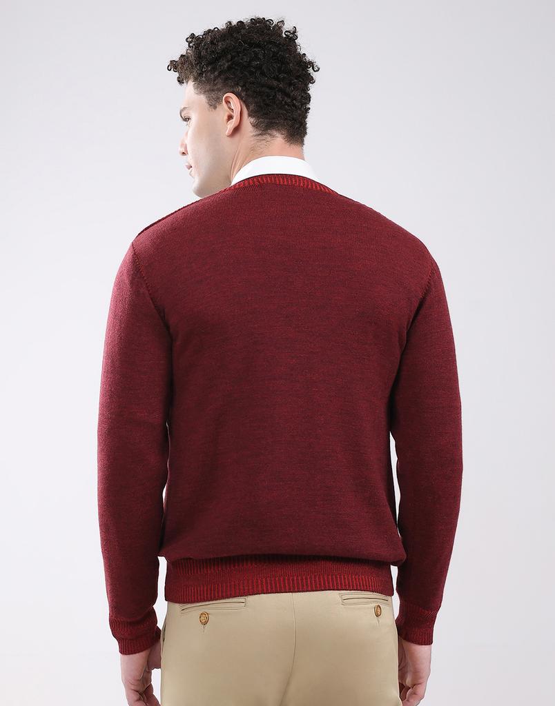 MONTE CARLO Men's V Neck Full Sleeve Pullover